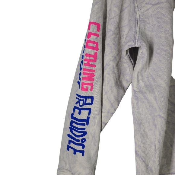 CROSS COLOURS Left Eye Message‎ Long Sleeve Cotton Blend Graphic Sweatshirt - Picture 3 of 5